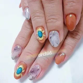 ネイル orchid ♡オーキッドのネイルデザイン