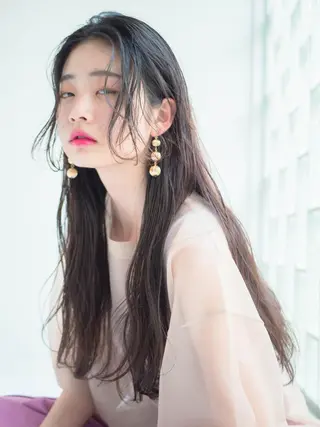 ミディアム カラー マツエク・マツパ 水口 英里のヘアスタイル