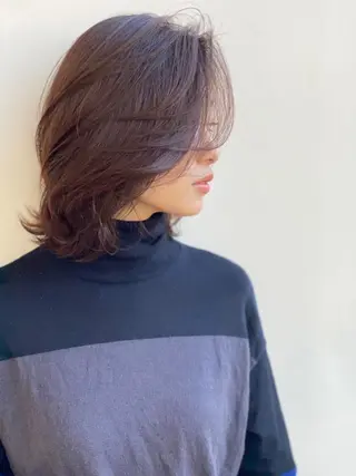 ミディアム f A ture.所属・鈴木 一輝のヘアスタイル