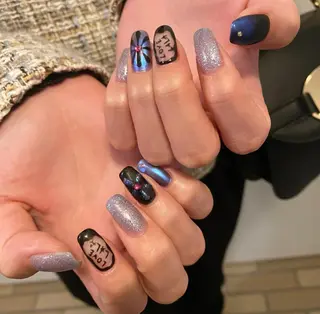 ネイル マツエク・マツパ アイブロウ nailist SAYAのネイルデザイン