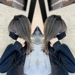 ミディアム Y Uのヘアスタイル