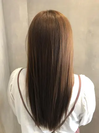 ロング カラー 縮毛矯正⭐️ 桜場裕一のヘアスタイル