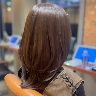 ミディアム ️🫧透明感🫧🎀 カラー/HINANOのヘアスタイル