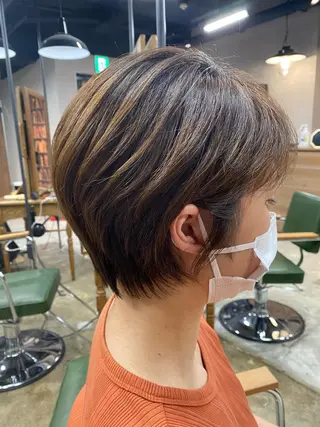 ショート 米林 遼のヘアスタイル