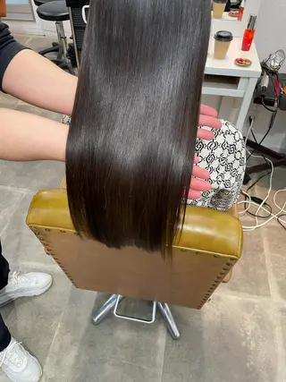 ロング カラー newline銀座所属・👑銀座ショート/ 絶壁補正/金子涼👑のヘアスタイル