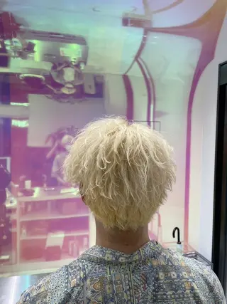 メンズ ♡くすみトレンド ♡Rikutoのヘアスタイル