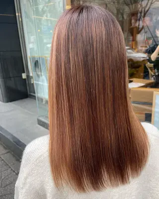 ミディアム カラー ヘアアレンジ ❥【韓国風ヘア】 stylist 林❥のエステ・リラクイメージ