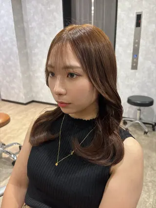 カラー La fith hair ray 札幌店所属・顔まわり/W カラー/リョウのヘアスタイル