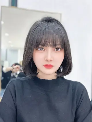 ショート 韓国顔まわり/前髪 /レイヤー/いつきのヘアスタイル