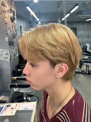 ミディアム 👑パーマの王様👑 【メンズ専門店】のヘアスタイル