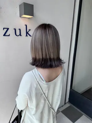 ミディアム カラー Sizuk ＆LOAのヘアスタイル