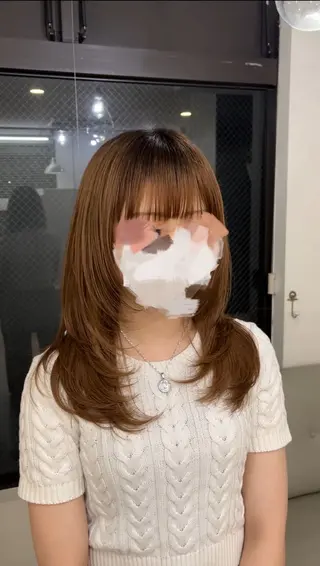 セミロング miyuu🐈⬛ レイヤー/韓国風ヘアのその他イメージ