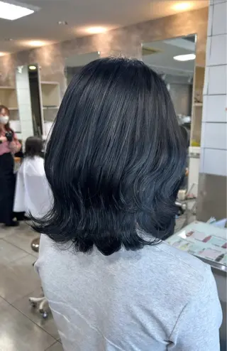 ミディアム 🫧艶髪カラー🫧 森本くるみのヘアスタイル