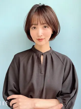 ショート 地毛風カラー/ 吉田菜々子のヘアスタイル
