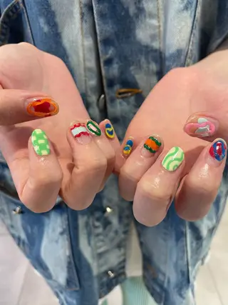 ネイル hair&nail ☯️アイリ☯️のネイルデザイン
