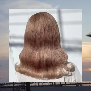 ミディアム カラー パーマ ヘアアレンジ メンズ キッズ ネイル マツエク・マツパ アイブロウ ハイトーンNo.1 👩🏼NaGiSaのヘアスタイル