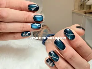 ネイル 星 あみのネイルデザイン