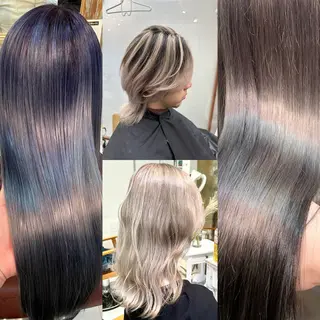 ロング カラー liko by maris所属・髪質改善／ブリーチ 宮武　湧斗のヘアスタイル