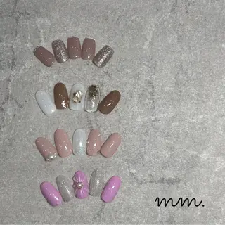 ネイル 🩷🩵mm.大宮 Riyo🧸🩵🩷のネイルデザイン