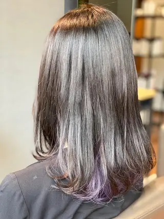 ミディアム カラー &g share salon所属・荒神寛人@ 育毛スパ専門美容師のヘアスタイル