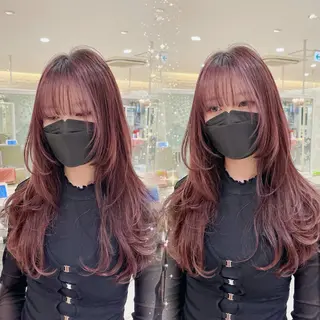 ロング 中韓𝐌𝐈𝐗🩶 𝐘𝐔𝐊𝐀のヘアスタイル