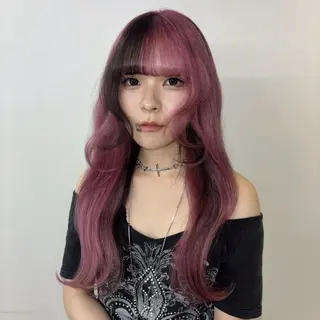 ロング カラー Ren. 🦋デザインカラーのヘアスタイル
