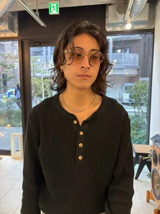 ミディアム メンズ NOUN所属・eri kinjoのヘアスタイル