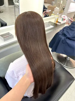 ロング カラー ParveMix 🩶🫧入江 香名のヘアスタイル