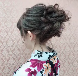 ミディアム ヘアメイク/着付 AYAKAのヘアスタイル