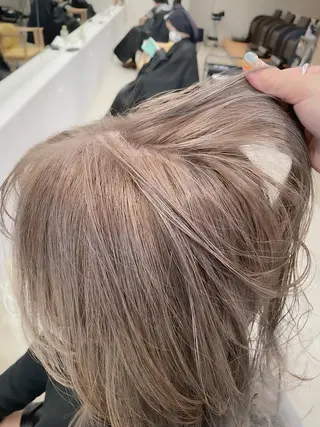 ミディアム カラー ヘアアレンジ ミニボブ/ブリーチ 🌈MISATOのヘアスタイル