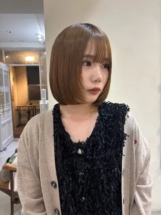 ショート MINX青山店所属・結莉/ボブ/ 縮毛矯正のヘアスタイル