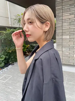 ミディアム カラー 外国人風ヘア スペシャリスト★高沼のヘアスタイル