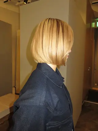 ミディアム ホナミ /ボブカットモデルのヘアスタイル