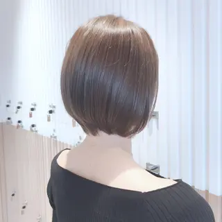 ミディアム カラー ボブ/ハイトーン 立川loose 下田のヘアスタイル