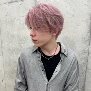 カラー メンズ 🌱ブリーチ・透明感 カラー/mapi🦭のヘアスタイル