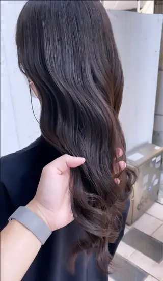 ロング カラー 泉 堅也のヘアスタイル