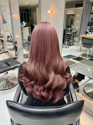 ロング カラー ヘアアレンジ 艶髪/レイヤーカット 🐣misakiのヘアスタイル