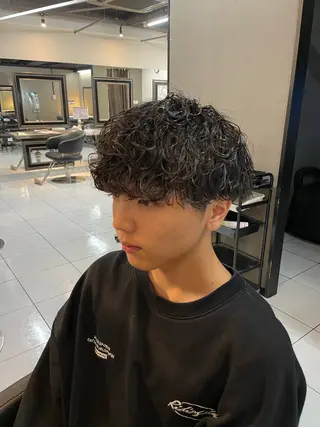 ショート カラー パーマ メンズ 🔥お値段以上🔥 メンズ特化たかひろのヘアスタイル