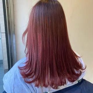 セミロング カラー 💚 nao💚のヘアスタイル