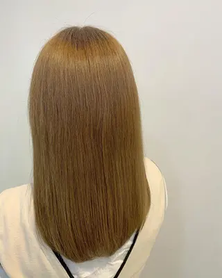 ミディアム カラー 透けるbrown カラー🎗♡yukaのヘアスタイル
