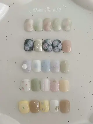 ネイル my little 𖠿 .゜のネイルデザイン