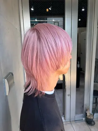 ミディアム 山影✨バレイヤージュ ハイライト✨メンズ◎のヘアスタイル