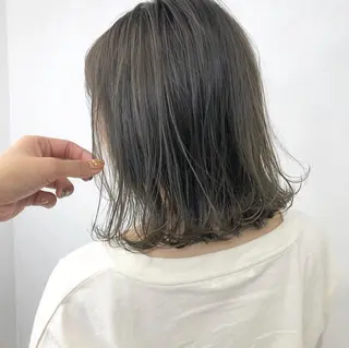 ミディアム カラー ボブ/salut町田 🧡kanaのヘアスタイル