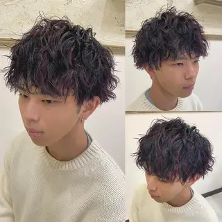 パーマ メンズ 年間2000名担当◎ パーマ職人/仲原佑樹のヘアスタイル