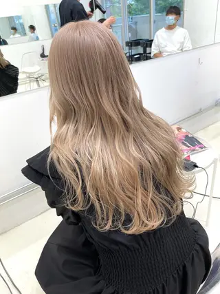 ロング カラー レイヤーカットとハイ トーン/HIROKIのヘアスタイル