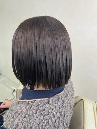 ミディアム カラー 中嶋 玲奈のヘアスタイル