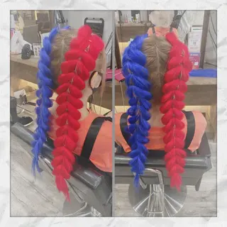 セミロング ヘアアレンジ ヘアセット/着付け 𓇼 松本 夏美𓇼のヘアスタイル