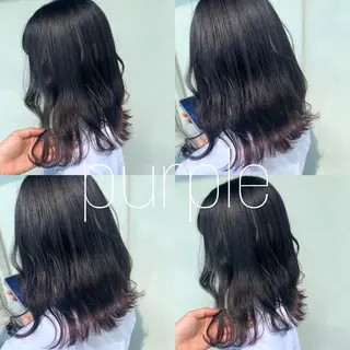 セミロング カラー hair salon siro所属・小澤 志穂のヘアスタイル