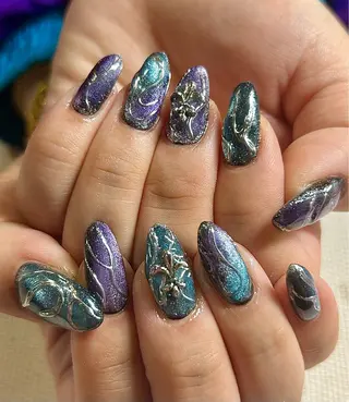 ネイル ビューティーサロン美舞所属・mibu⭐︎ 髙橋のネイルデザイン