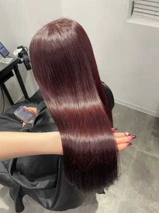 ロング カラー 🎀暖色/ラベンダー /paru🤍のヘアスタイル